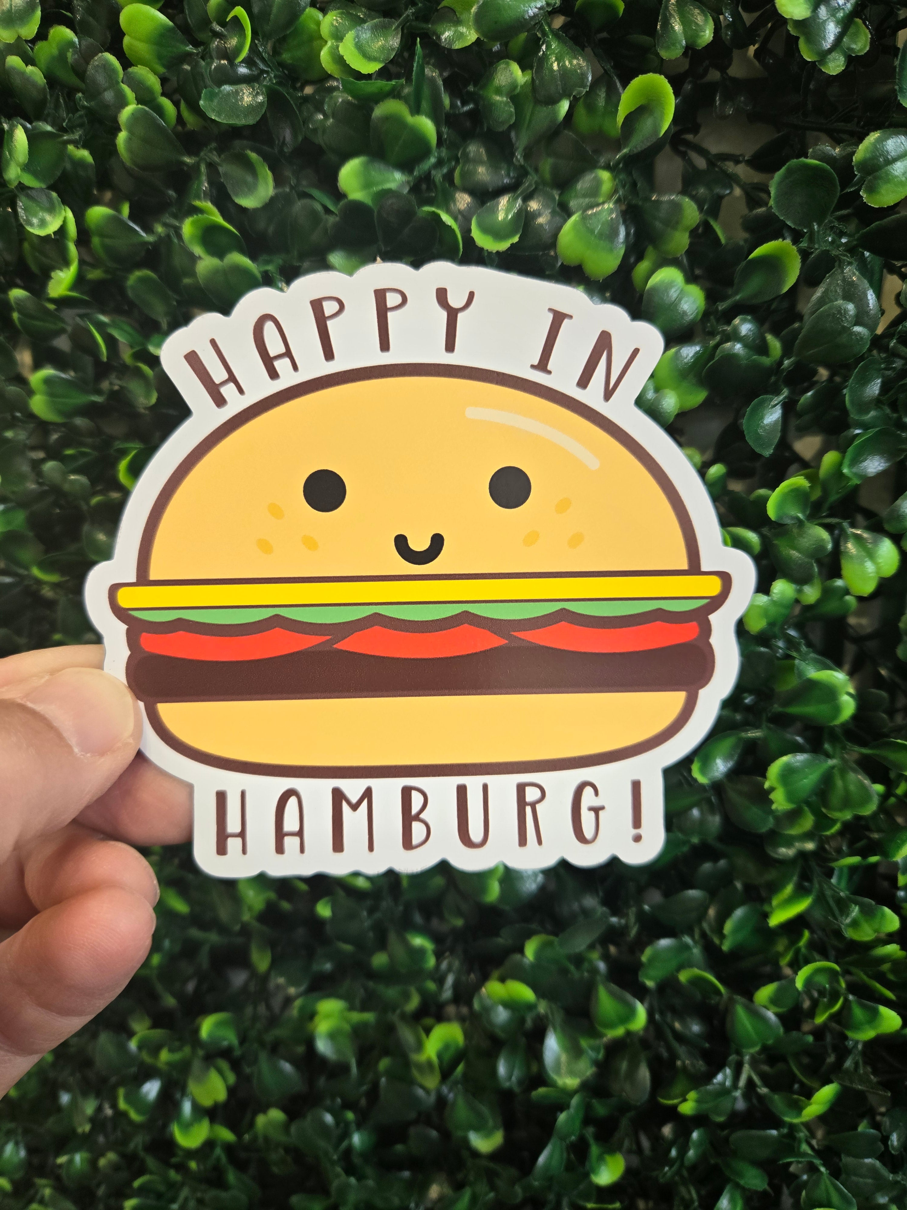 Happy in Hamburg Magnet