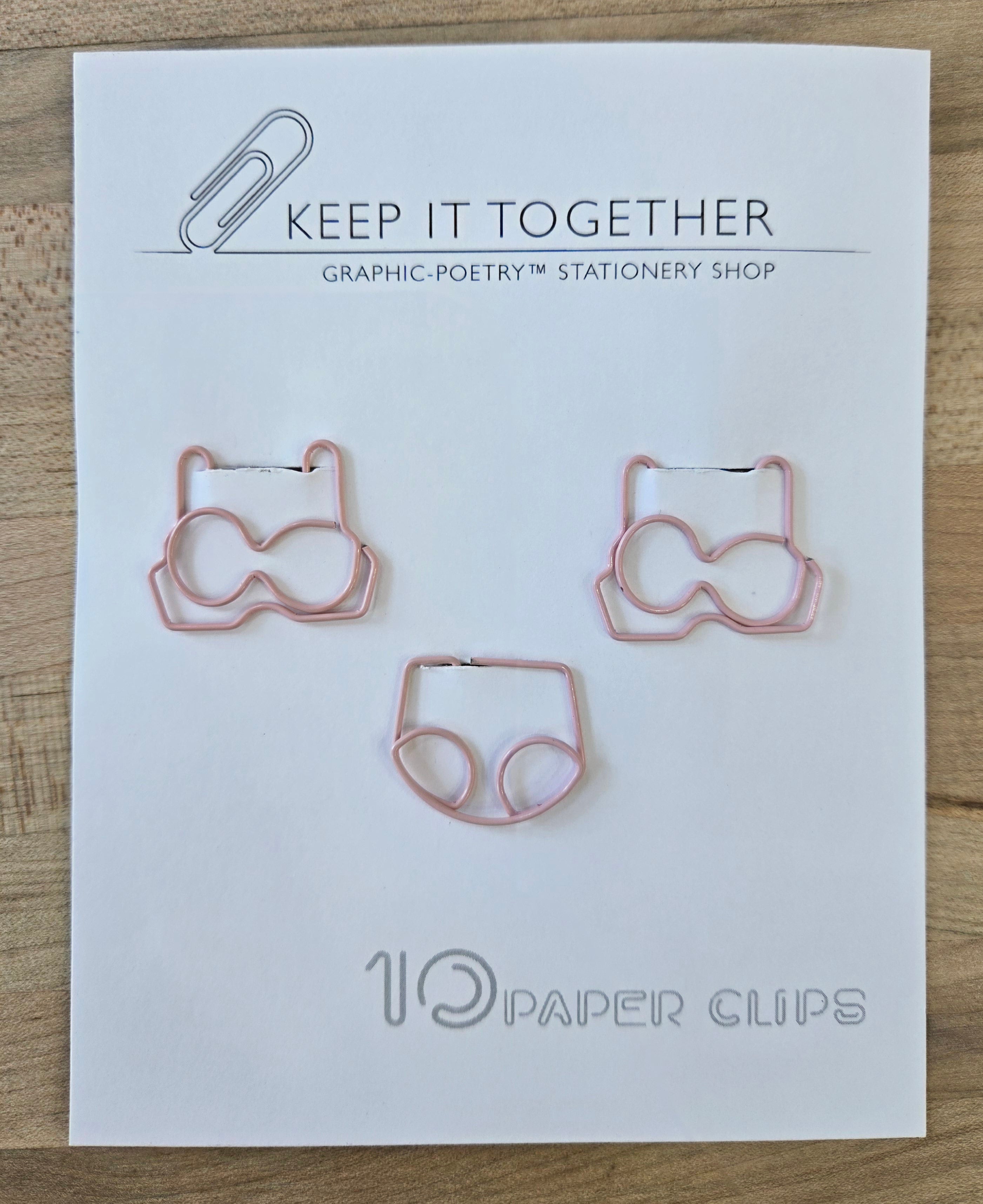 Bra & Panties Paperclips