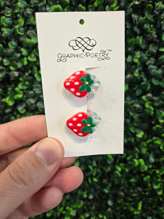 Strawberry Mini Claw Set