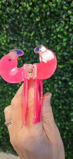 Flamingo Hair Claw