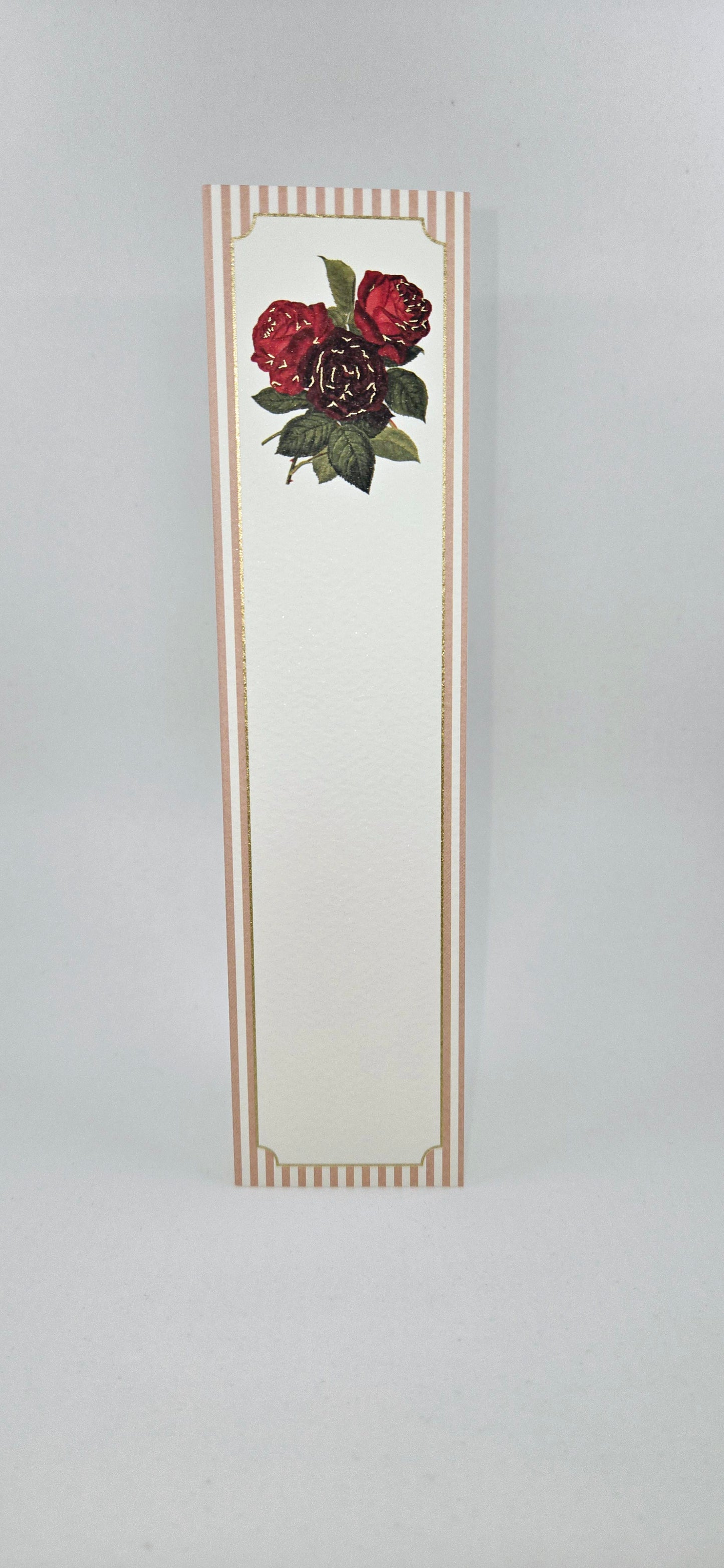 Roses Folded Bookmark