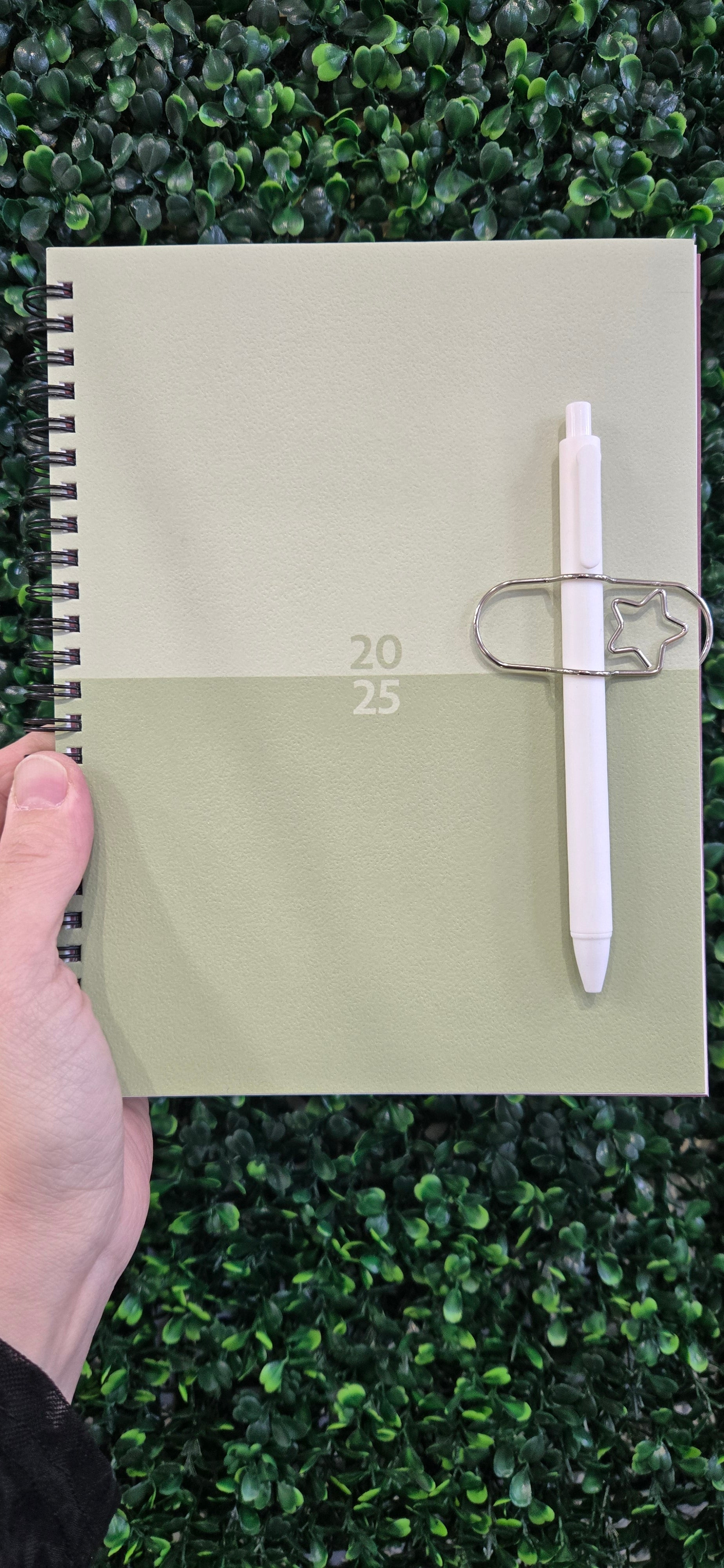 Enclosed Star Pen Holder Paper Clip