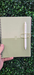 Enclosed Star Pen Holder Paper Clip