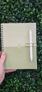 Enclosed Heart Pen Holder Paper Clip