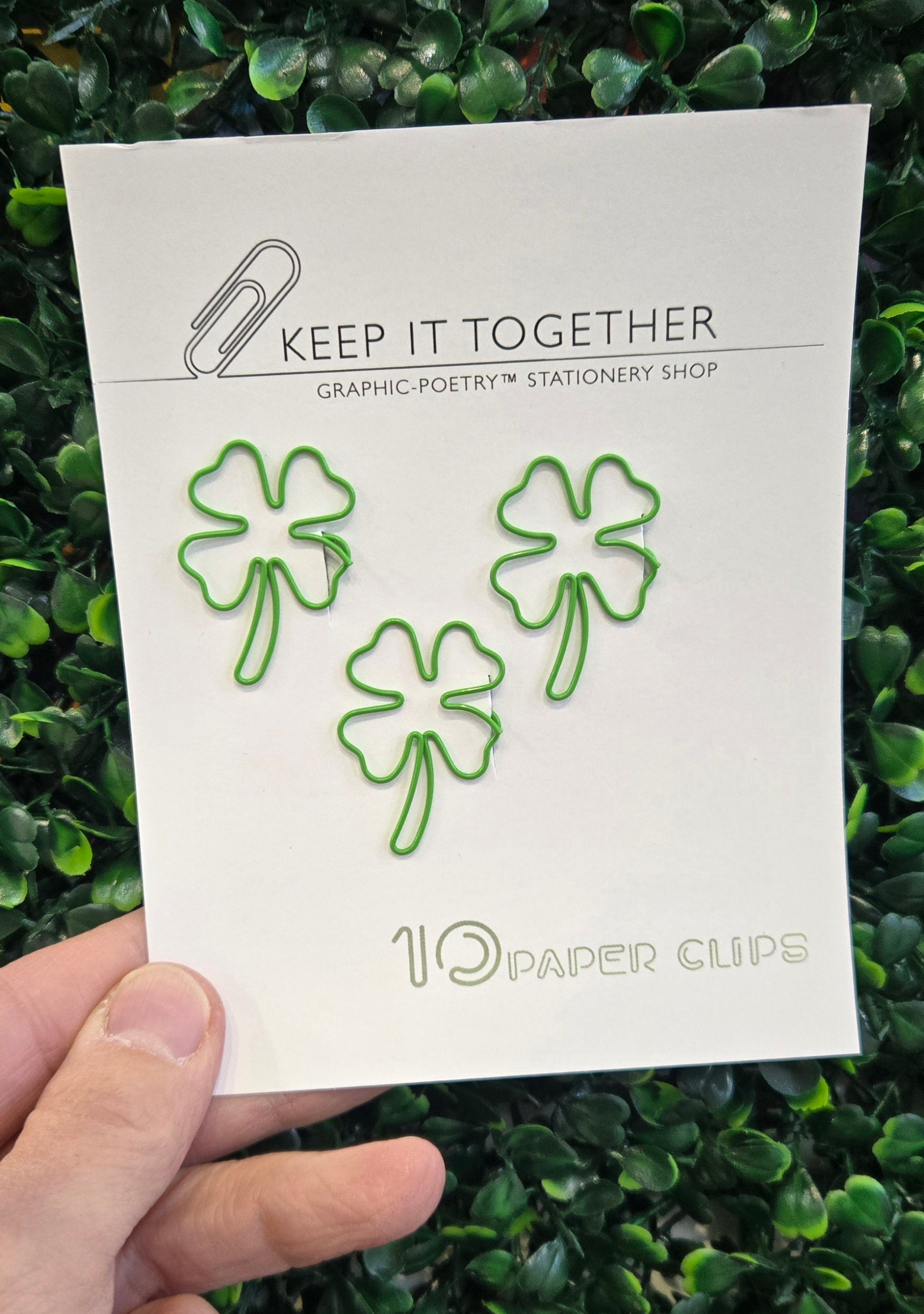 Shamrock Paperclips