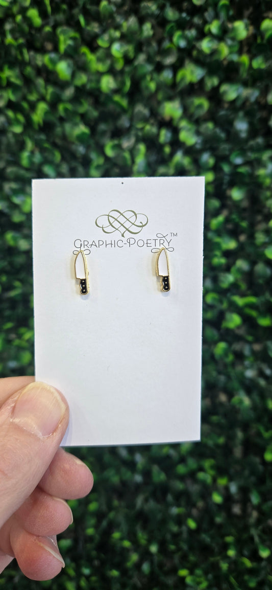 Knife Stud Earrings