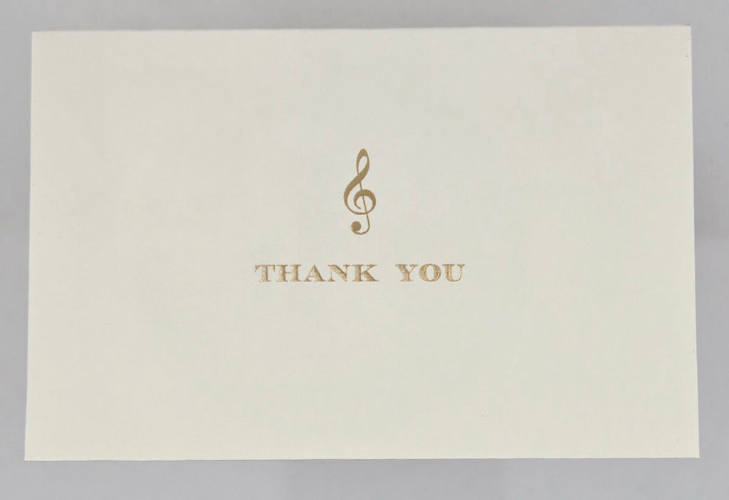 Classica Italiana Thank You Cards- Music