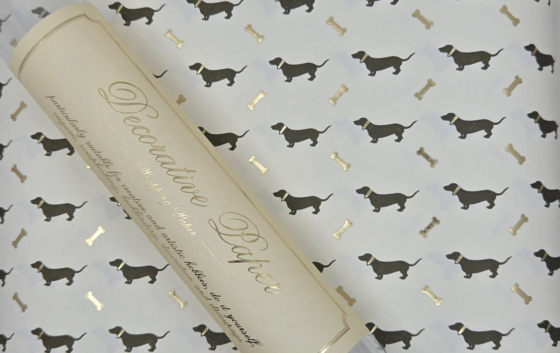 Classica Italiana Letterpress Wrapping Paper- Dogs