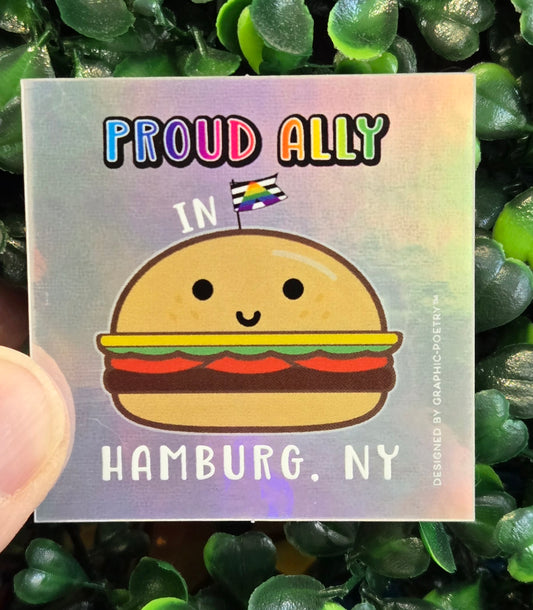 Hamburg Proud Ally Sticker