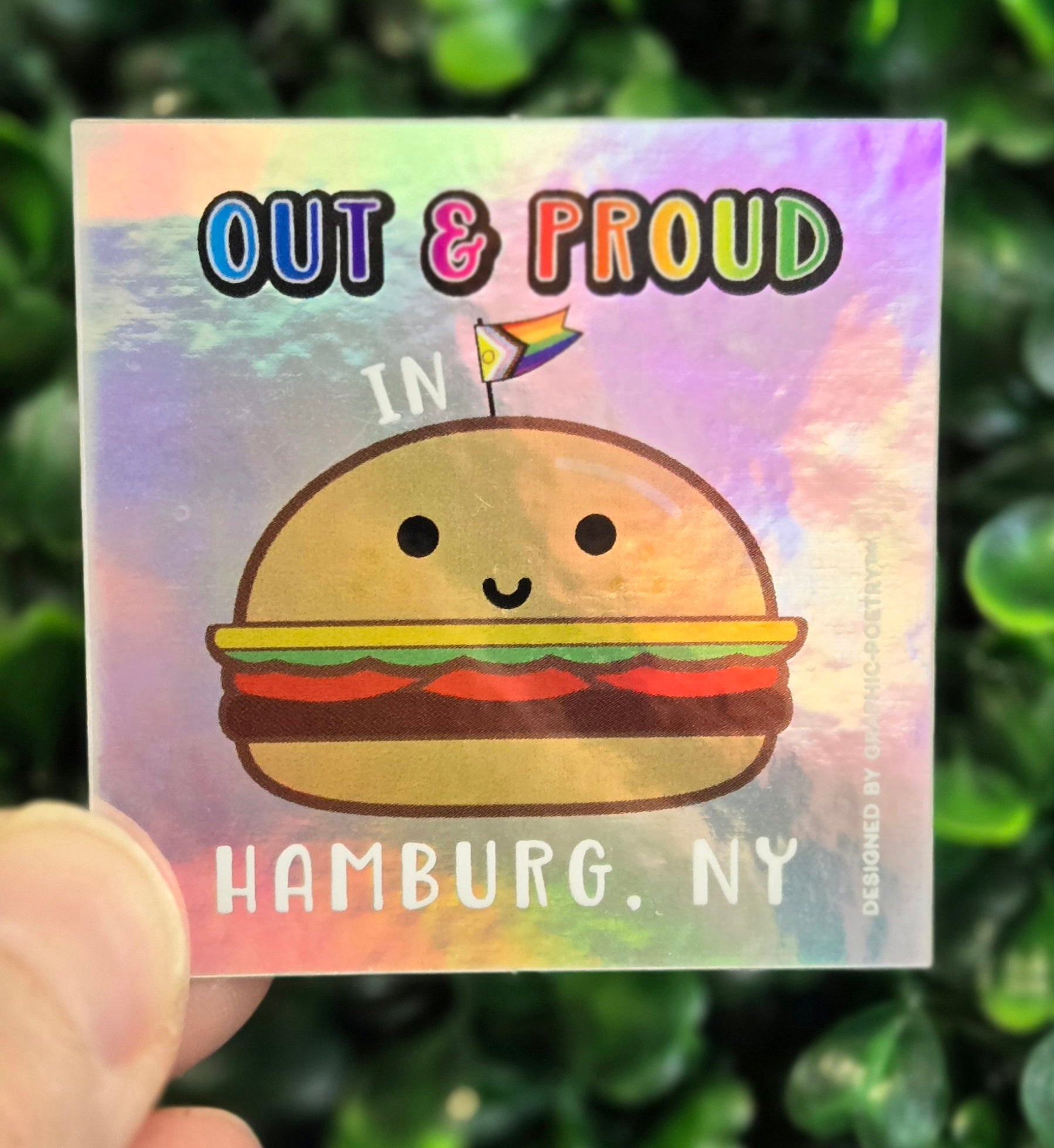 Hamburg Out & Proud Sticker