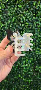 Black & White Butterfly Hair Claw