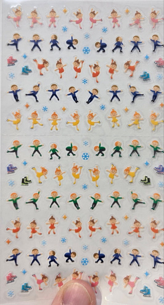 Ice Skating Stickers