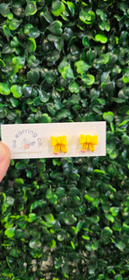 Pencil Bow Studs