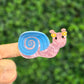 Blue Snail Claw Clip