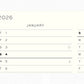 Leuchtturm1917 A5 Medium Weekly Planner & Notebook 2026- Ink