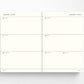 Leuchtturm1917 A6 Pocket Weekly Planner 2026- Port Red