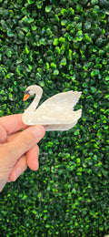 White Swan Hair Clip