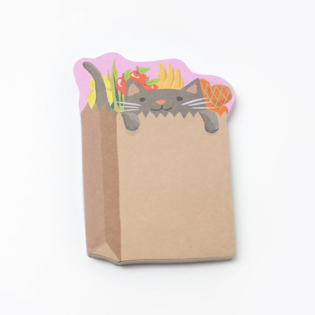 Sticky Notes - Grocery Kitten