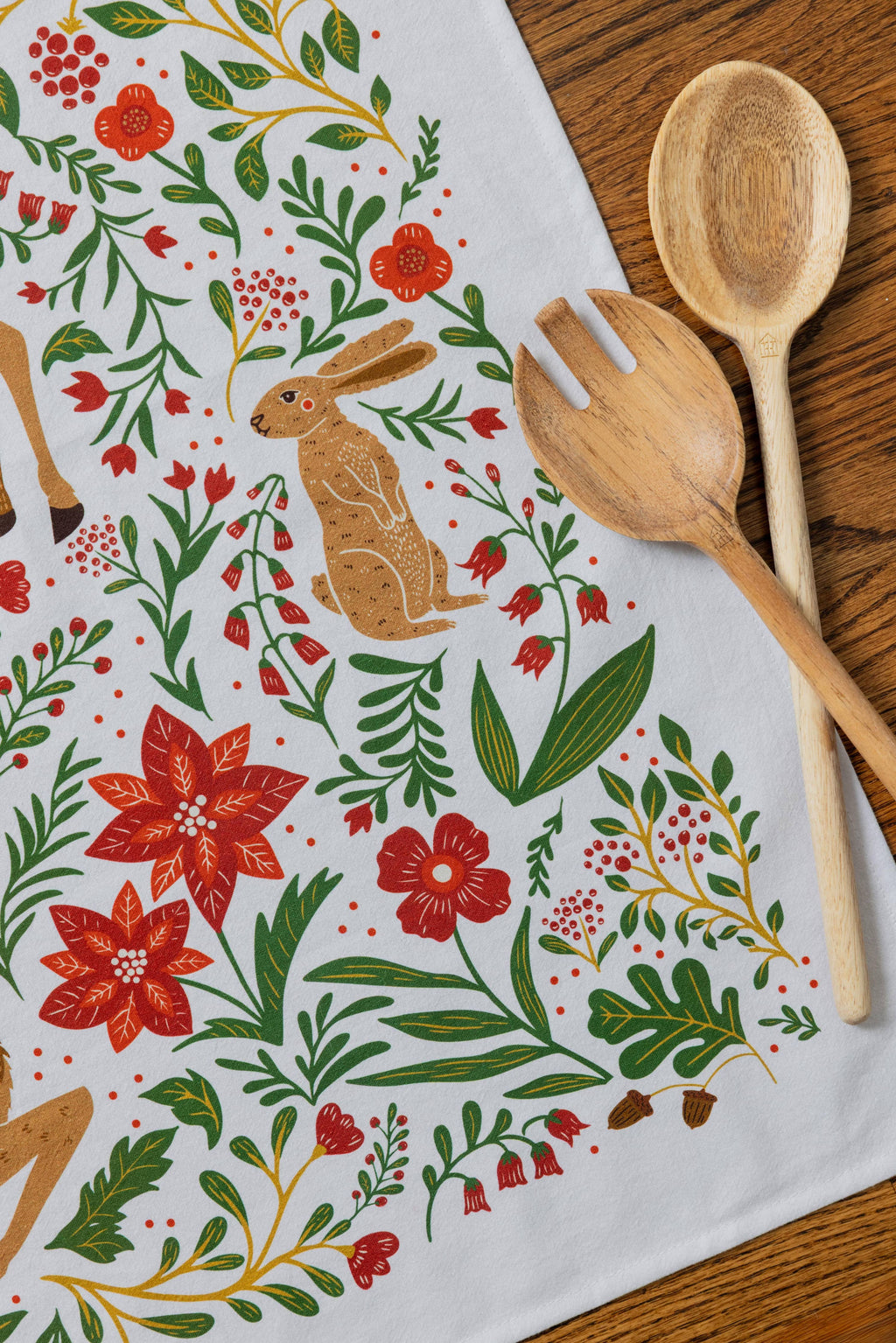 Christmas Forest Tea Towel