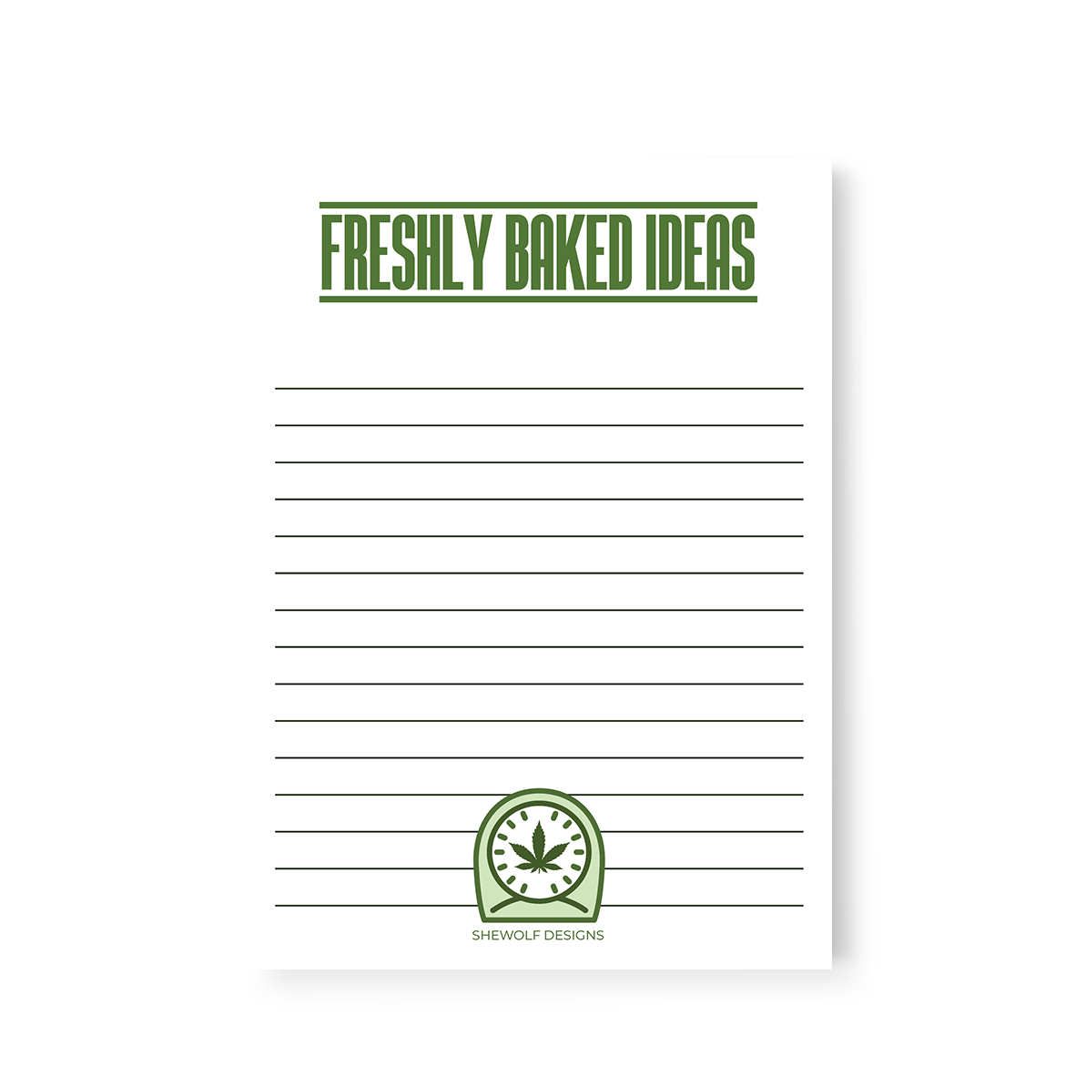 Freshly Baked Ideas Notepad