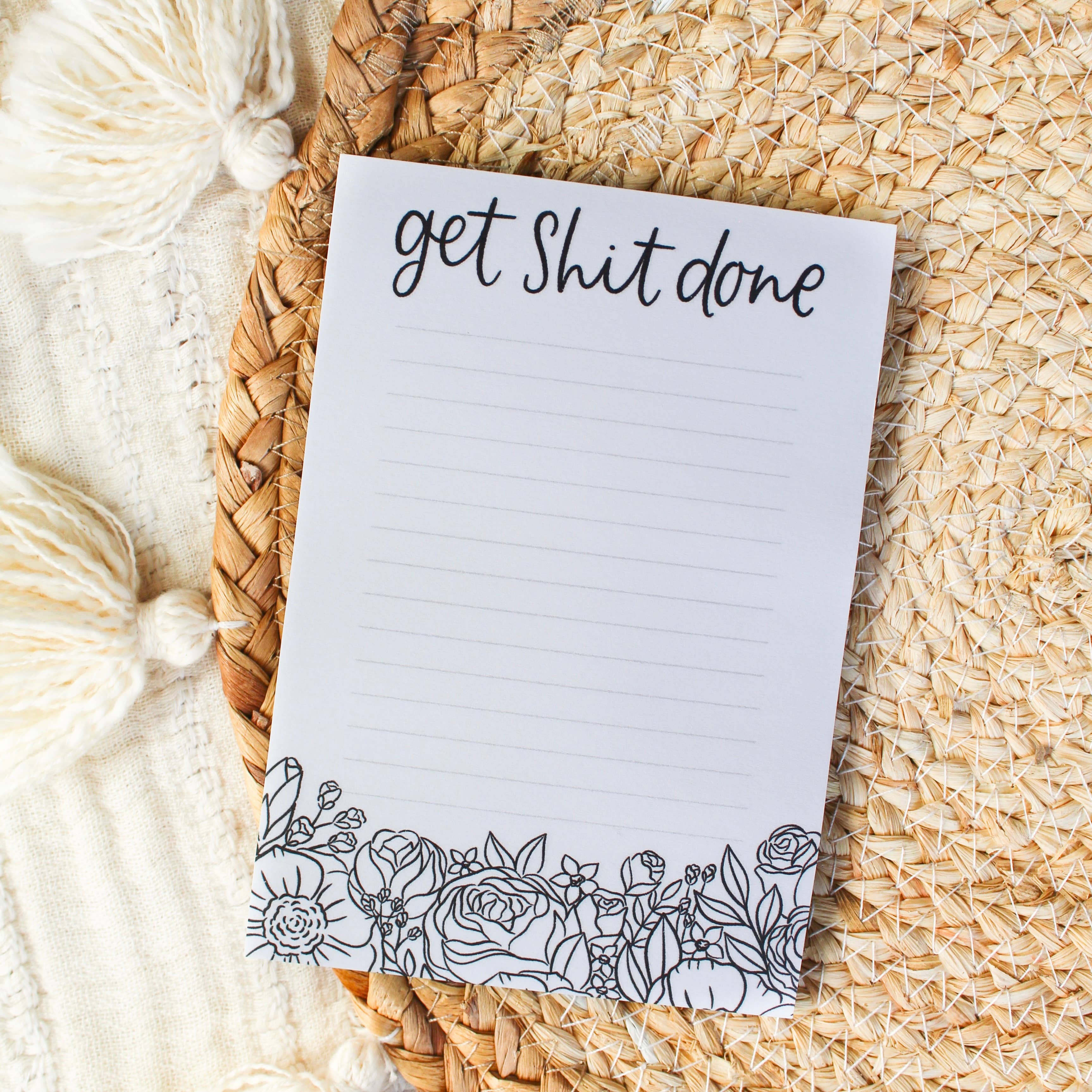 Get Shit Done Extra Large Post-It® Notes 4x6 in.