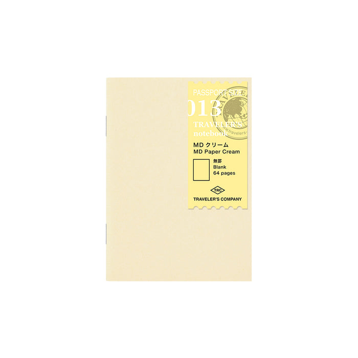 Traveler's Notebook P-013 MD Paper Cream - Passport Size