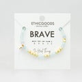 Morse Code Bracelet - Brave- Gold