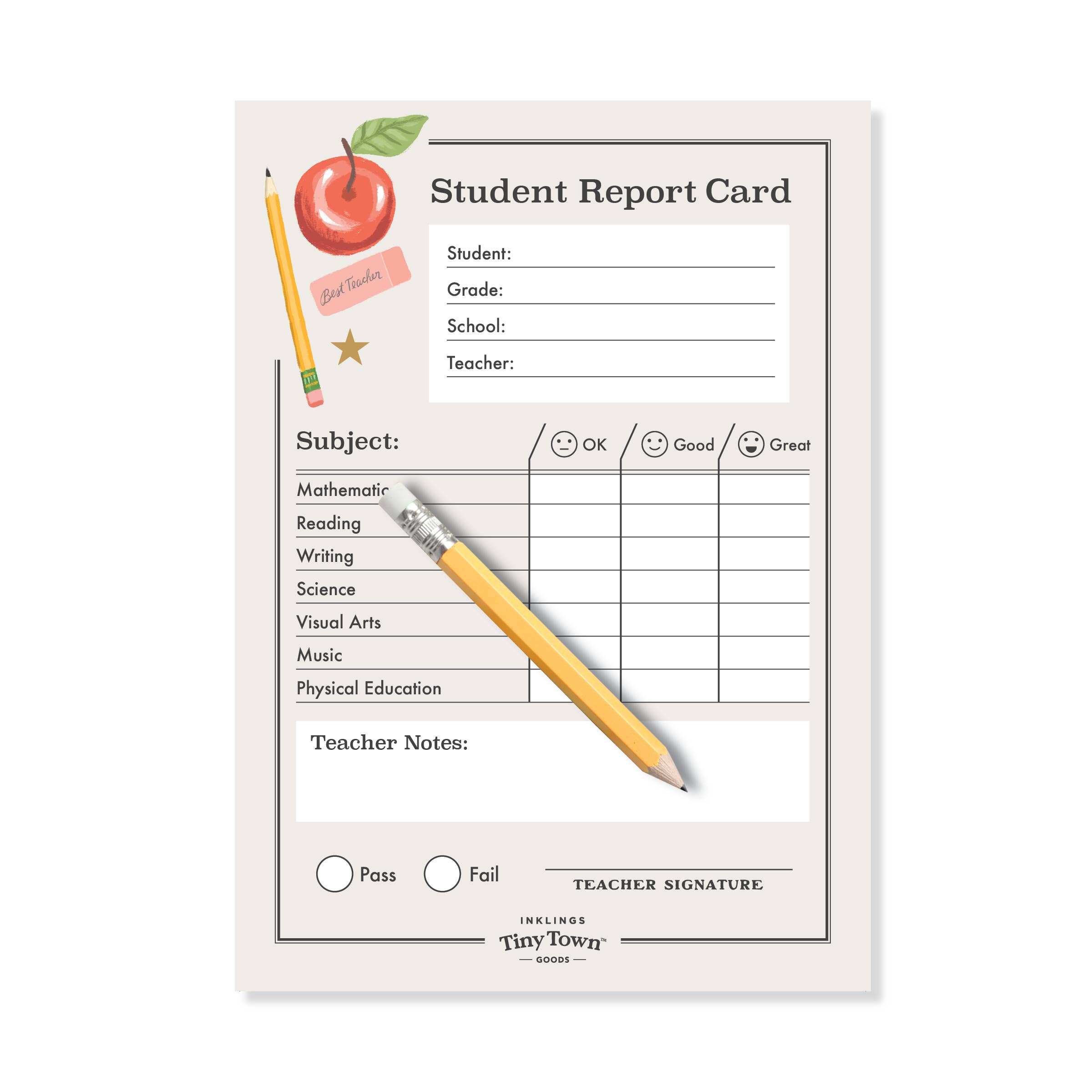 Play Notepad - Report Card