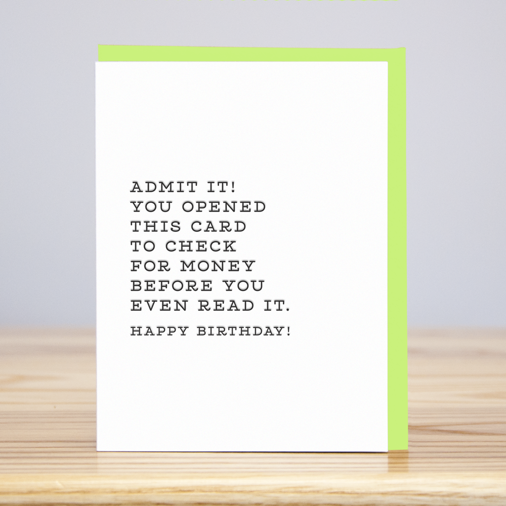 Check For Money Birthday