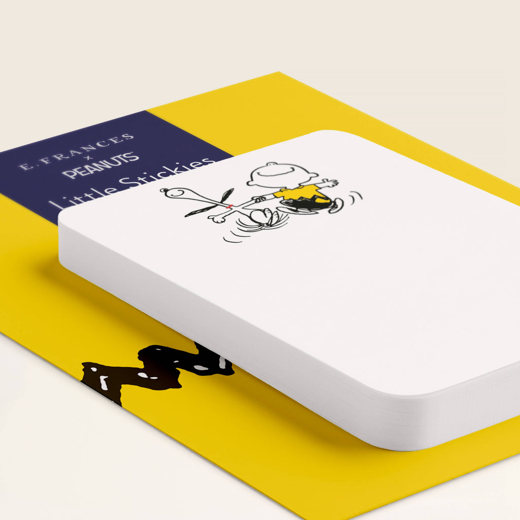 E. Frances x Peanuts® Dancing Little Sticky Notes, 3M Backed