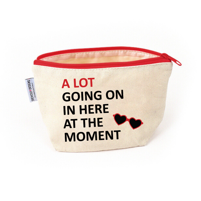 A Lot Going On In Here At The Moment Pouch