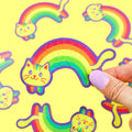 Glitter Rainbow Cat