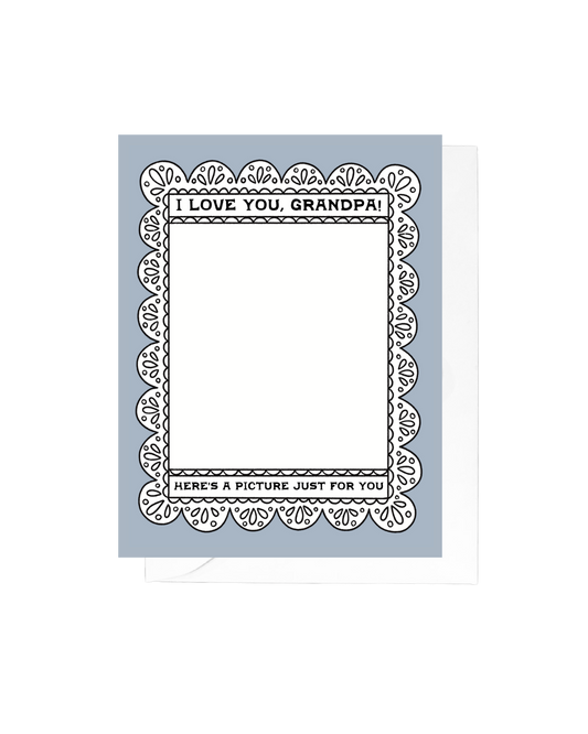 Grandpa Picture Frame Greeting Card