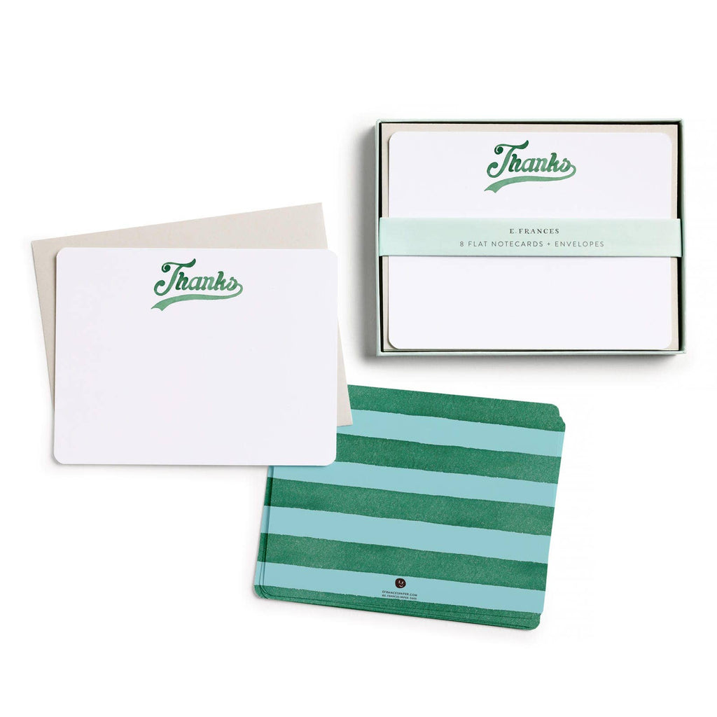Varsity Thanks Flat Note Set