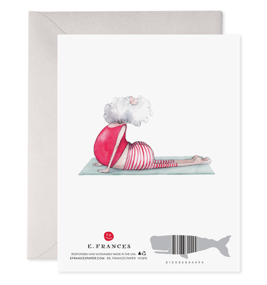 Yoga Santa "Shavasanta" Christmas Card