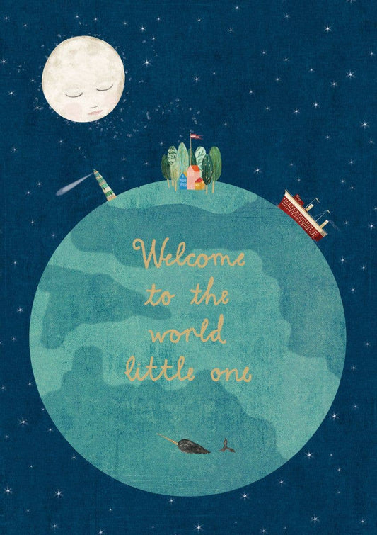 Welcome World Baby Card