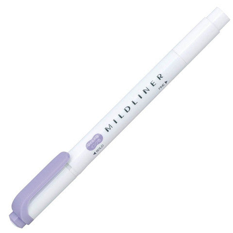 Mildliner Dual-Tip Creative Highlighter- Mild Violet