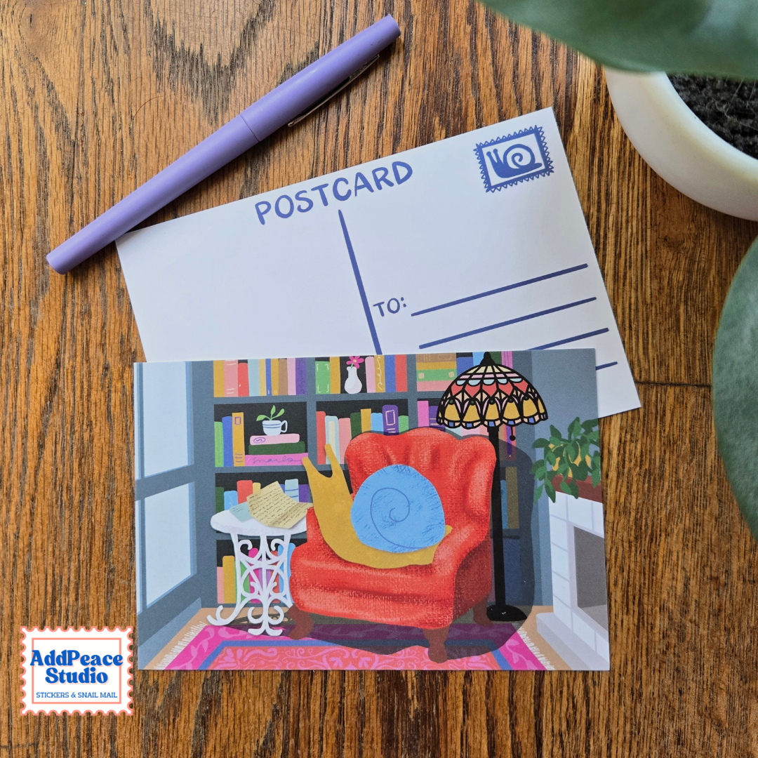 Snail Mail Illustrated Postcards - Set of 12