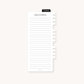 Dry Erase Meal Planner Dashboard