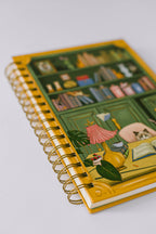 Cat Library Spiral Notebook