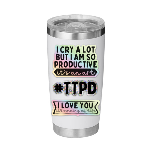 Swiftie #TTPD Holographic Sticker