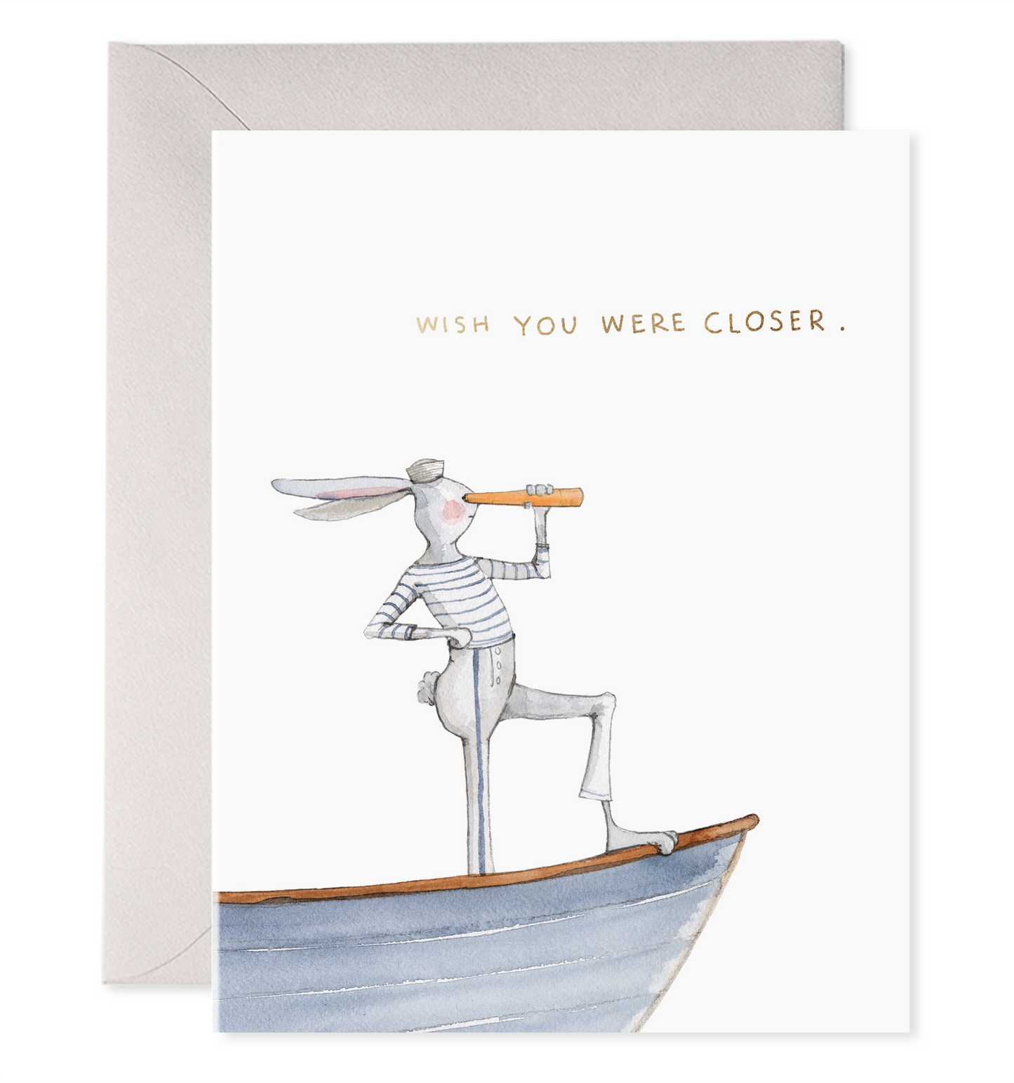 Wish You Were Closer- Miss You Card