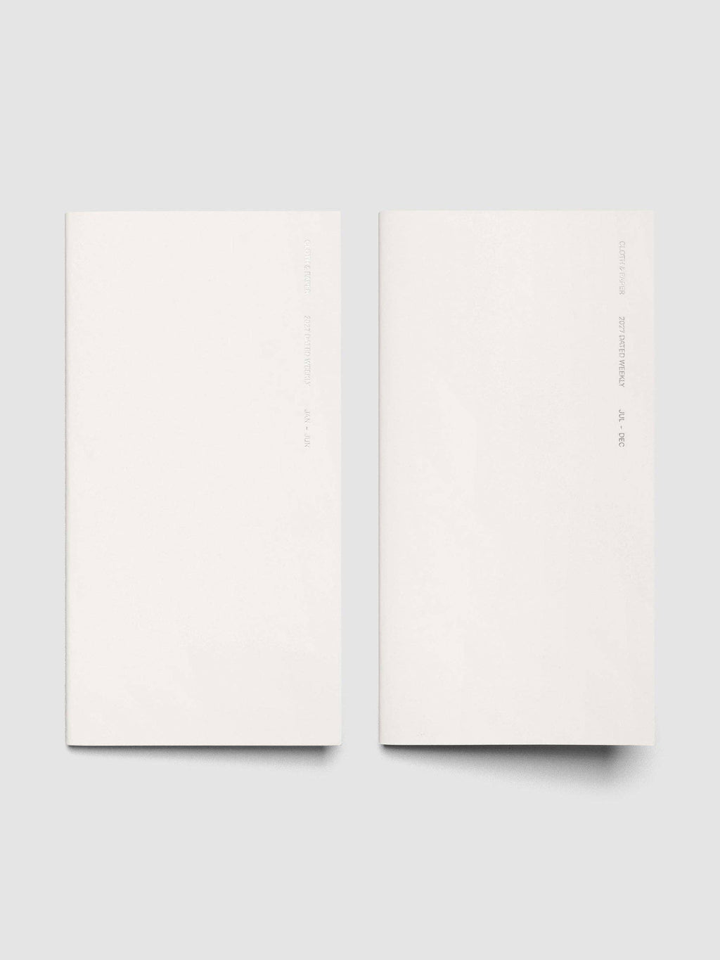 2027 Dated Travel Notebook Set | Weekly Horizontal | A5 Slim
