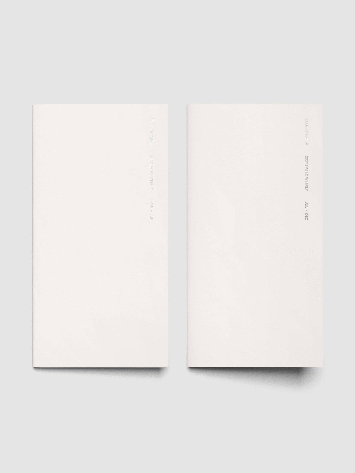 2027 Dated Travel Notebook Set | Weekly Horizontal | A5 Slim