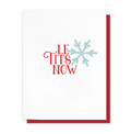 Le Tits Now, Funny Christmas Greeting Card