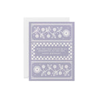 Birthday Card | Lavender Floral Birthday Design