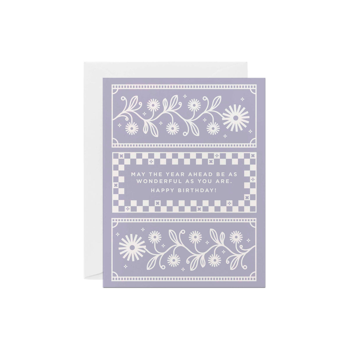 Birthday Card | Lavender Floral Birthday Design