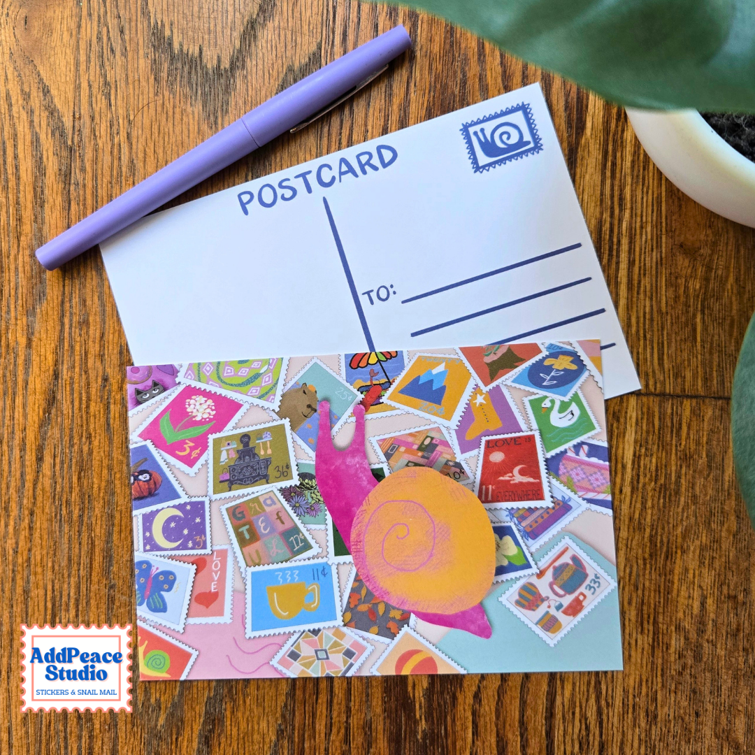 Snail Mail Illustrated Postcards - Set of 12