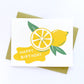 Lemon Birthday Card