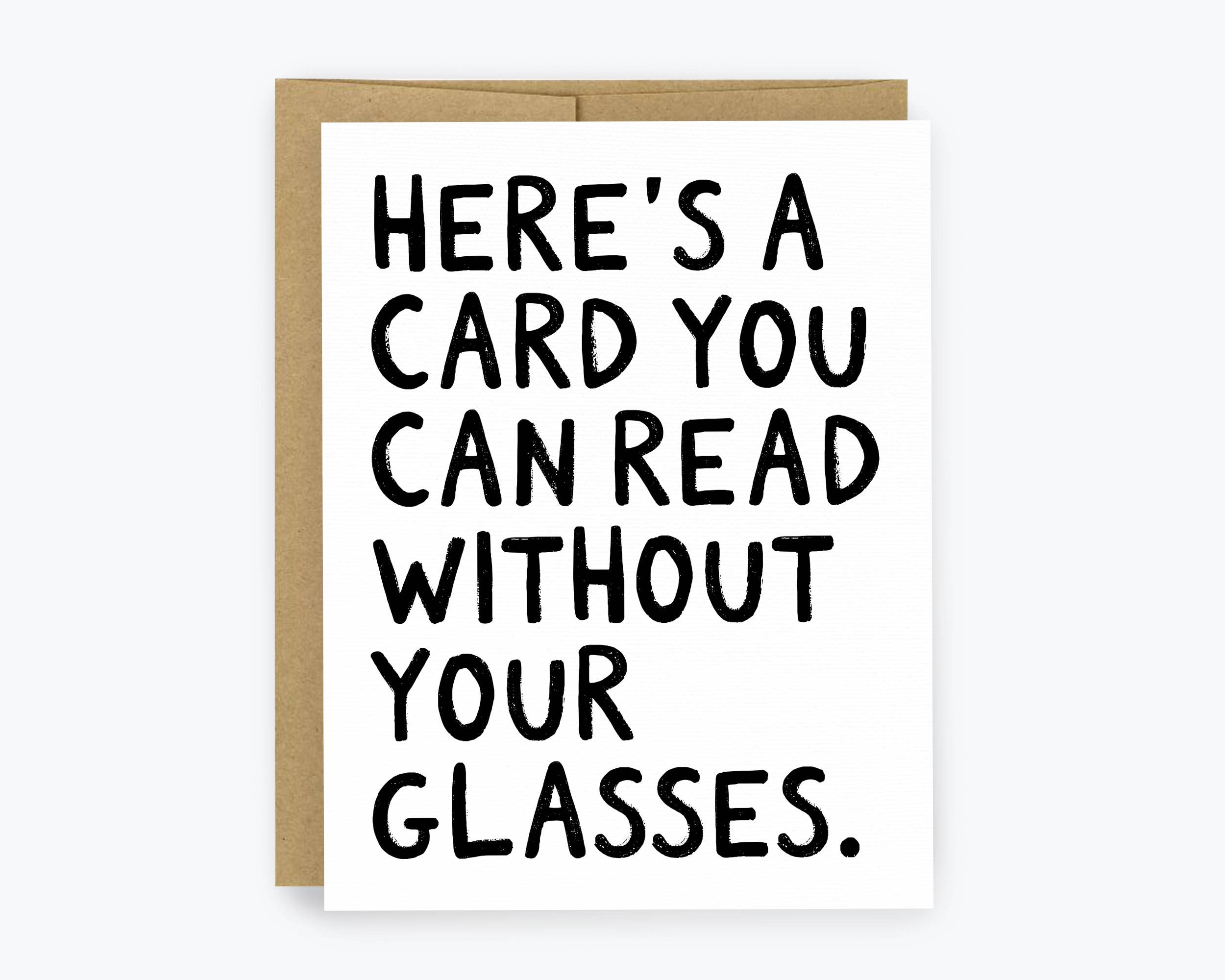 Read Without Glasses Card